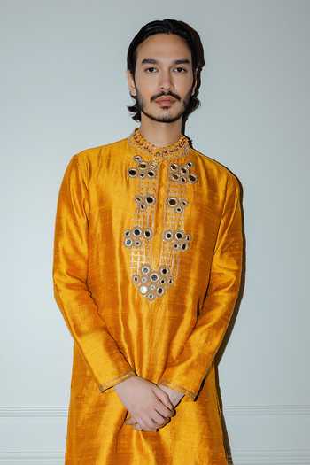Punit Balana Mirror Work Kurta Set