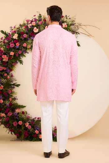 Kasbah Chikankari Embroidered Short Kurta 