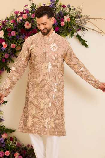 Kasbah Fleur Leather Patchwork Kurta 