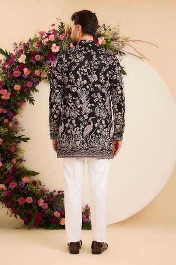 Kasbah Midnight Sequin Short Kurta 