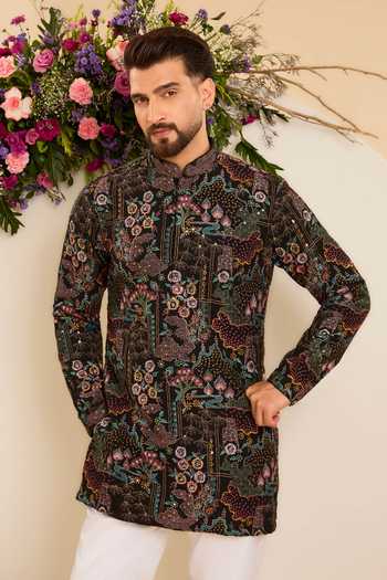 Kasbah An Intricate Tropical Story Kurta 