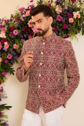 Kasbah Savoy Embroidered Bandhgala 