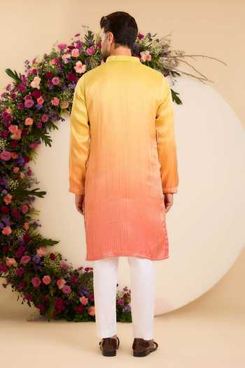 Kasbah A Sunlit Ombre Embroidered Kurta