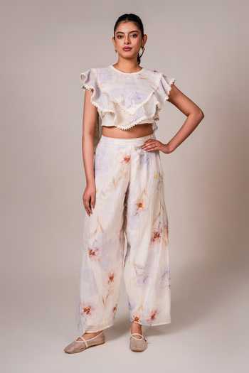 9899 Daydream Check Top & Pant Set 