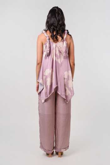 9899 Lilac Bloom Top & Pant Set 