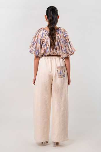 9899 Printed Top & Pant Set 