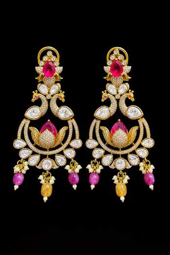 Shop Amaara Jewels Gold Plated Bead Embellished Choker Set Online at Aza Fashions Shop_Amaara Jewels_Gold Plated Bead Embellished Choker Set _Online_at_Aza_Fashions