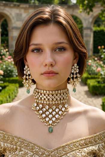 Amaara Jewels Polki Embellished Choker Set 
