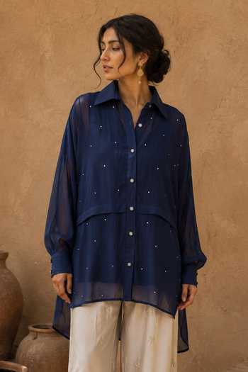 Gulaal Celestial Hand Embroidered Shirt 