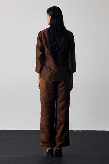 Notsosure Button Down Shirt & Pant Set 