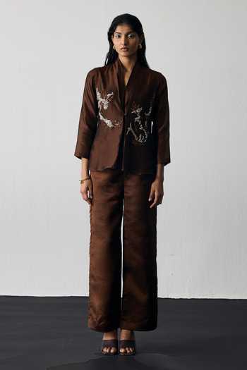 Notsosure Button Down Shirt & Pant Set 