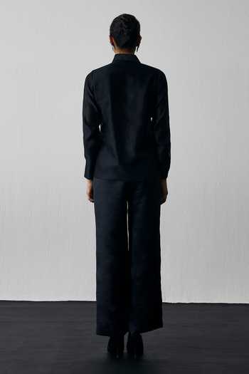 Notsosure Abstract Embroidered Shirt & Pant Set 