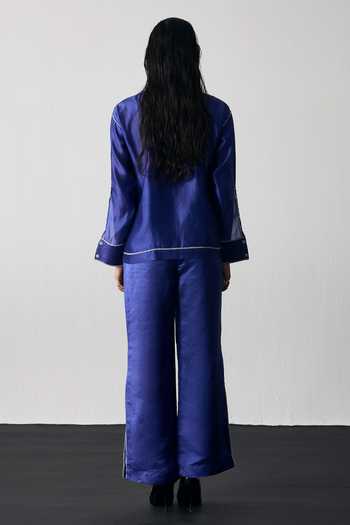 Notsosure Dupion Silk Shirt & Pant Set 