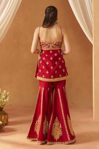 Sheetal Batra Najma Silk Chanderi Kurta Set 
