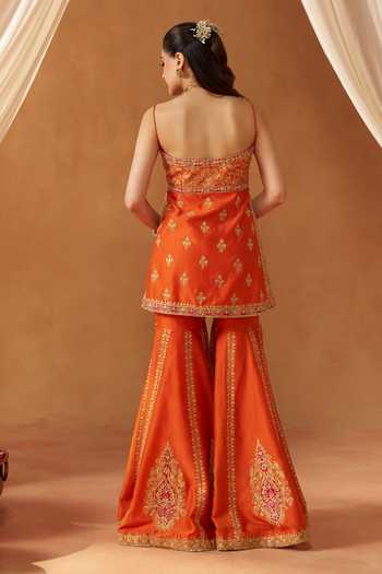 Sheetal Batra Najma Embroidered Kurta Gharara Set 