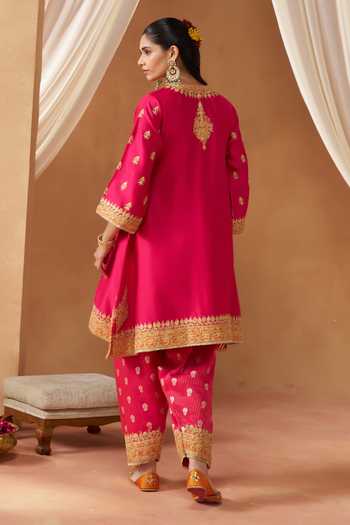 Sheetal Batra Zeenal Silk Chanderi Kurta Set