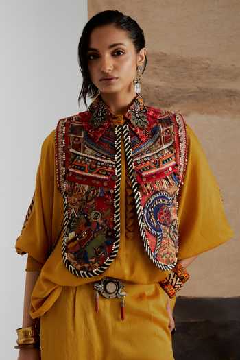 Aseem Kapoor Zuri Embroidered Gilet 