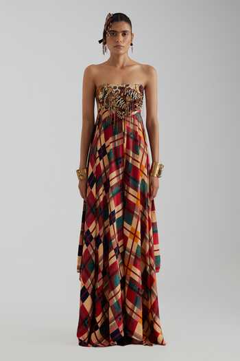 Aseem Kapoor Mesha Embroidered & Printed Jumpsuit 