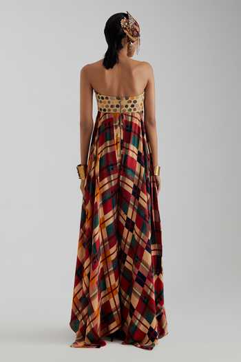 Aseem Kapoor Mesha Embroidered & Printed Jumpsuit 