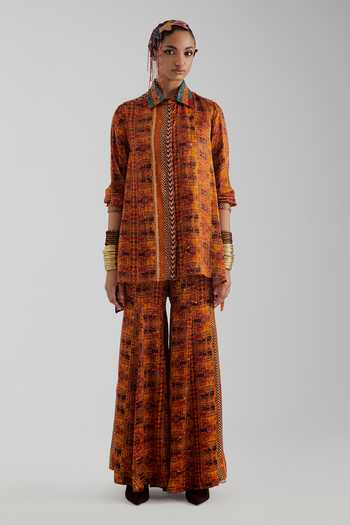 Aseem Kapoor Atri Printed Straight Shirt