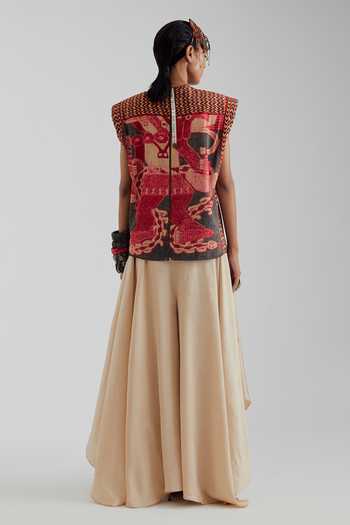 Aseem Kapoor Bulan Printed Boxy Top & Skirt Set