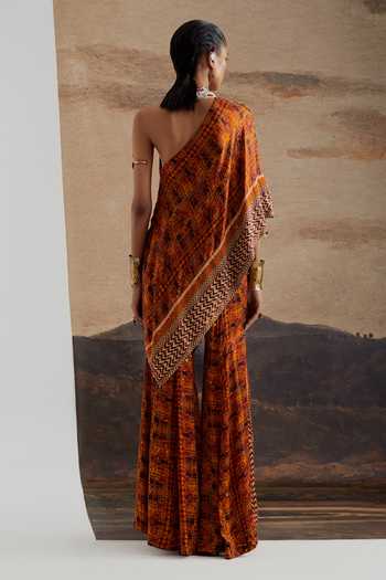 Aseem Kapoor Rasa One Shoulder Top & Sharara Set