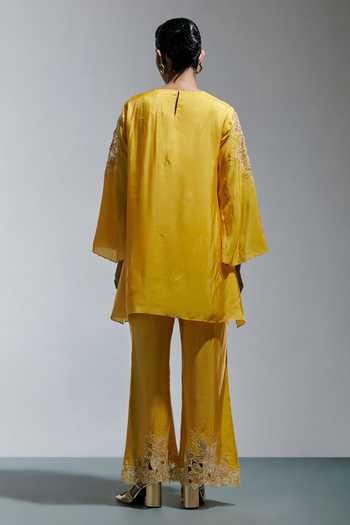 One Not Two Embroidered Kurta & Pant Set 
