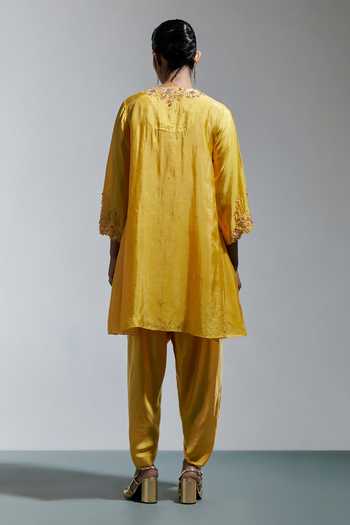 One Not Two Floral Hand Embroidered Kurta & Salwar Set 