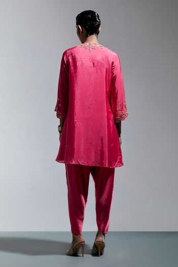 One Not Two Floral Embroidered Kurta & Salwar Set 