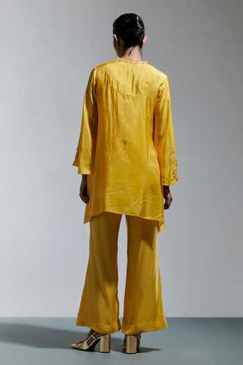 One Not Two Embroidered Kurta & Pant Set 