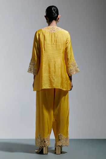 One Not Two Floral Embroidered Kurta & Salwar Set 