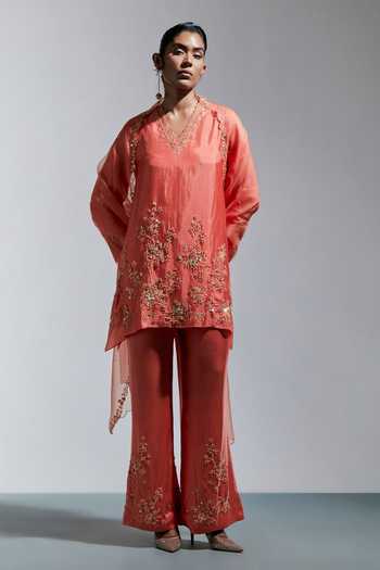 One Not Two Hand Embroidered Dupatta 