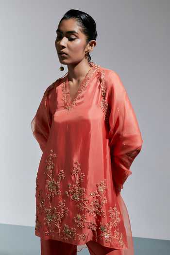 One Not Two Hand Embroidered Dupatta 
