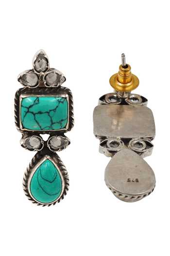 Sangeeta Boochra Tribal Stone Embellished Earrings 