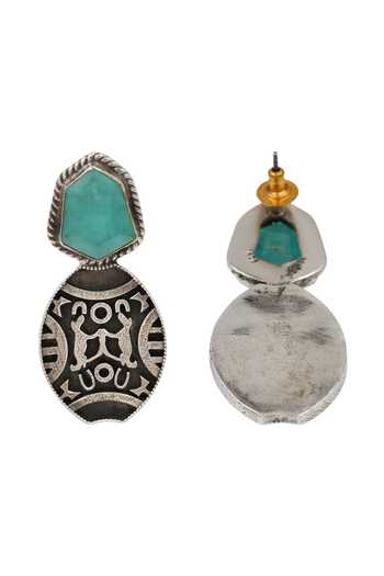 Sangeeta Boochra Handcrafted Oxidised Tribal Earrings 