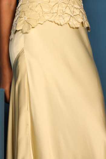 Buy Vedangi Agarwal Gold Georgette, Satin City Love Bias Skirt Online at Aza Fashions Buy_Vedangi Agarwal_Gold Georgette, Satin City Love Bias Skirt _Online_at_Aza_Fashions