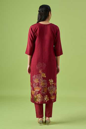 Khwaab By Sanjana Lakhani Floral Print Kurta Set 