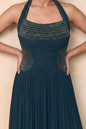 Zwaan Cleo Embellished Draped Gown 