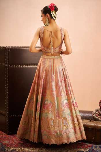 Samyukta Singhania Woven Banarasi Brocade Lehenga Set 