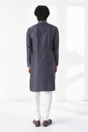 Dhruv Vaish Embroidered Kurta Set