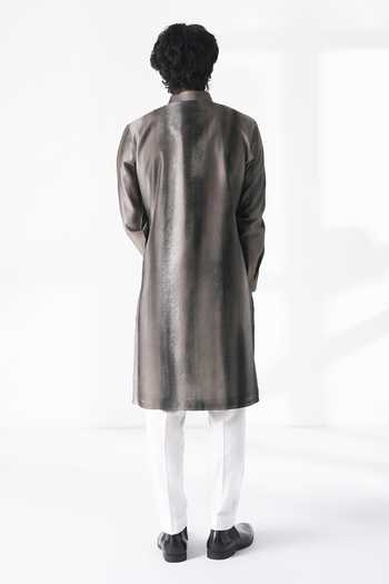 Dhruv Vaish Shaded Printed Kurta Set 