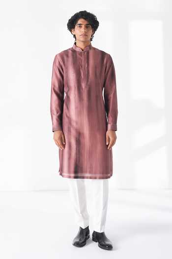 Dhruv Vaish Shaded Printed Kurta Set