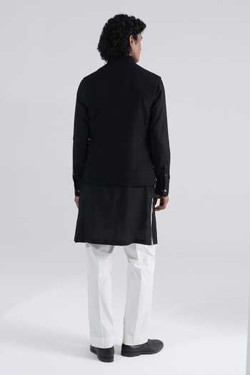 Dhruv Vaish Spring Bloom Nehru Jacket 