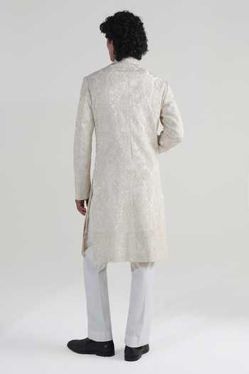 Dhruv Vaish Embroidered Sherwani Set 