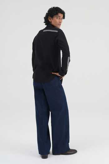 Dhruv Vaish Curved Placket Shirt
