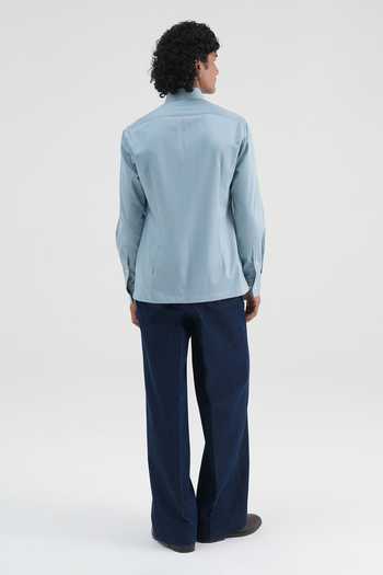 Dhruv Vaish Piped Cotton Satin Shirt