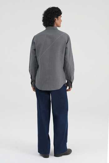 Dhruv Vaish Contrast Stitch Shirt