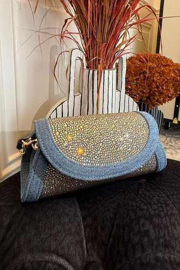 House Of Bio Quinn Light Blue Denim Bag 