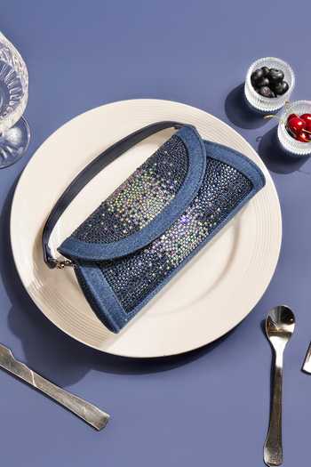 Buy House Of Bio Blue Quinn Dark Denim Bag Buy_House Of Bio_Blue Quinn Dark Denim Bag