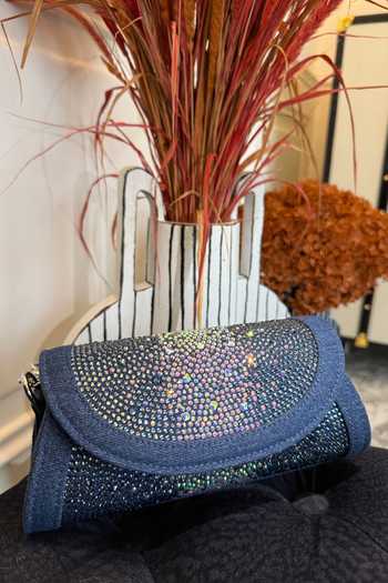 Shop House Of Bio Blue Quinn Dark Denim Bag Shop_House Of Bio_Blue Quinn Dark Denim Bag